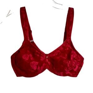 Wacoal Red Breast Cancer Awareness Bra Womens Size 34C Limited Edition Seamless